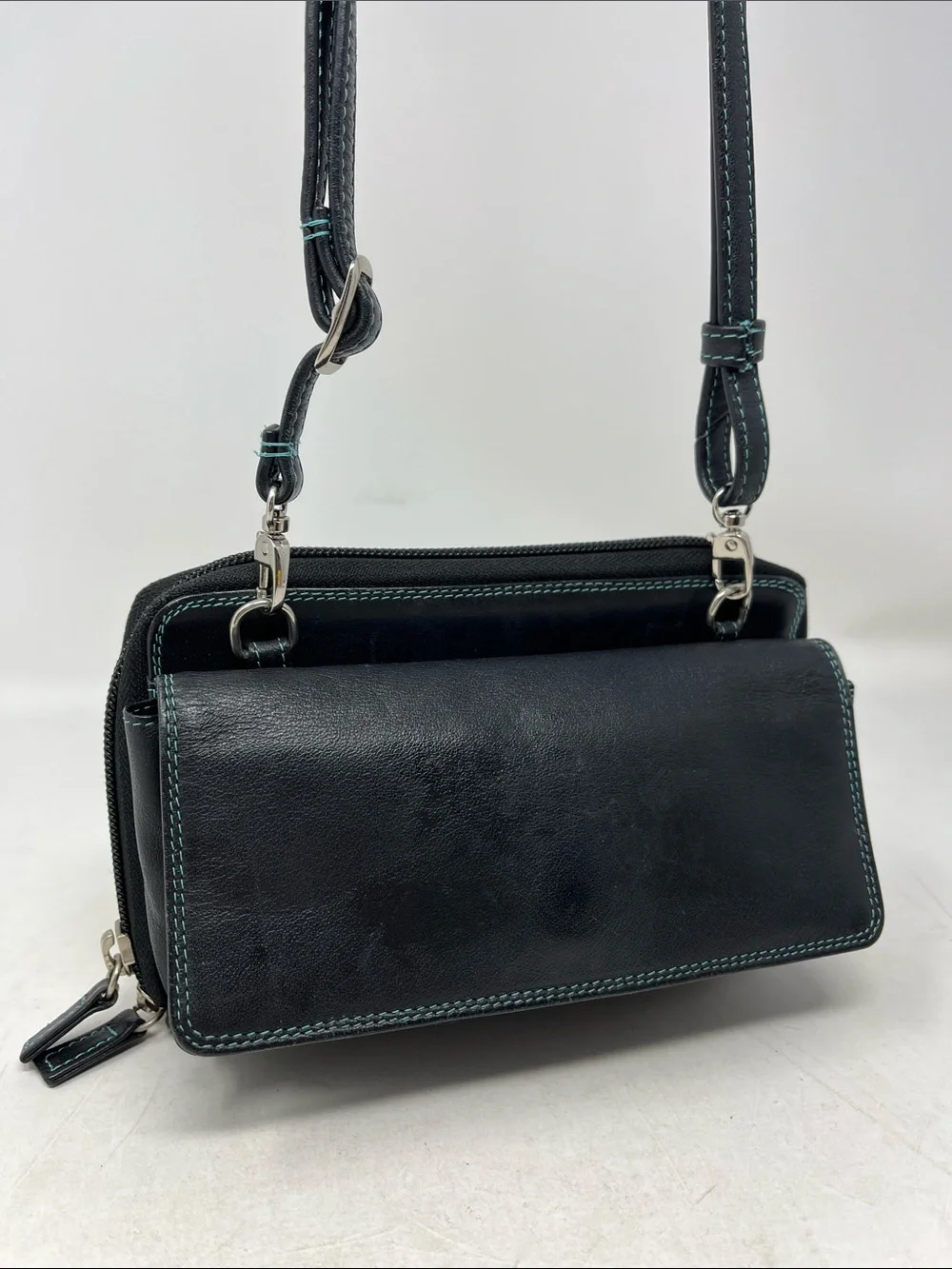 MYWALIT TRAVEL COLORFUL LEATHER CROSSBODY BAG DESIGNED IN ITALY